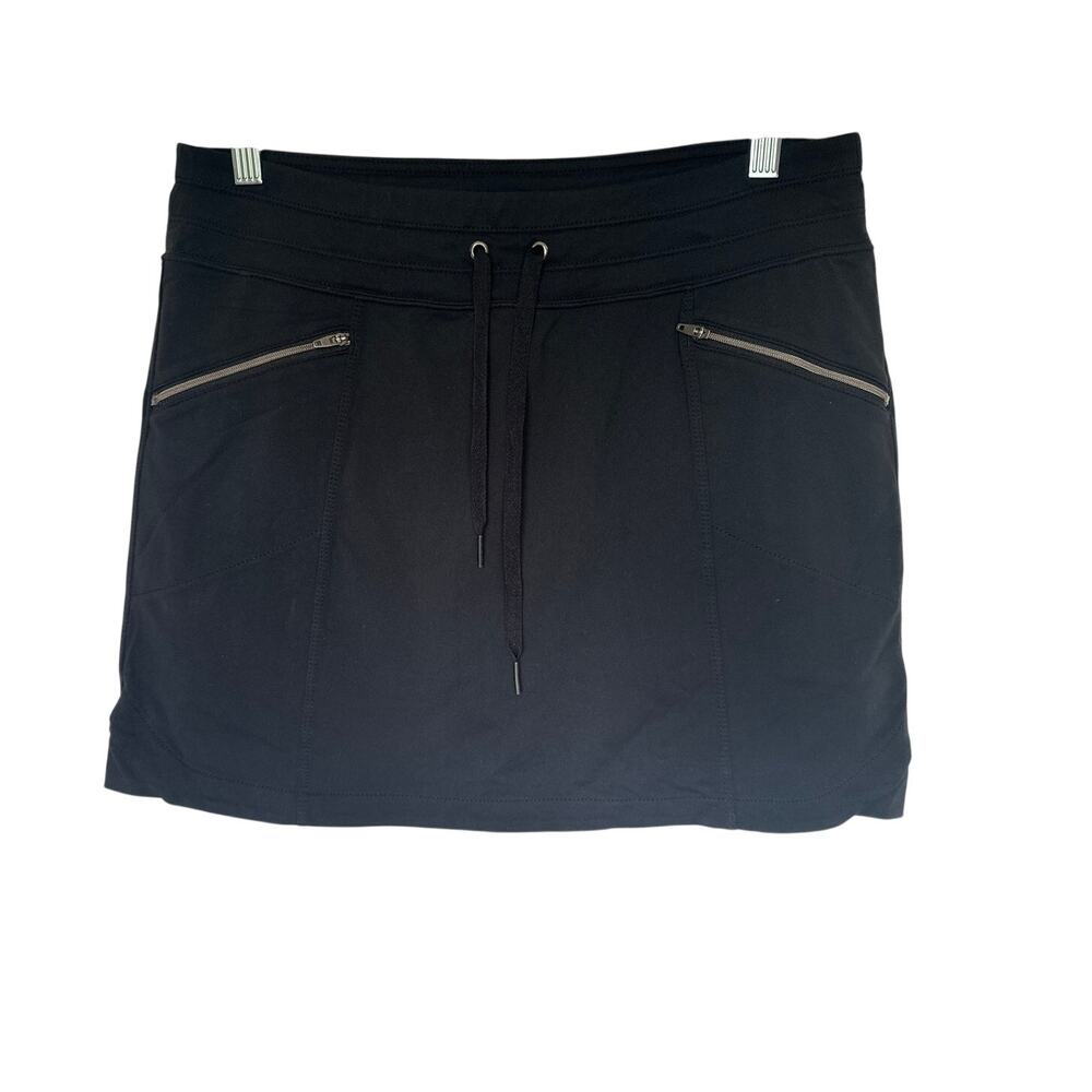Athleta🌿Black Athletic Skort Women Small Built In Shorts Pickleball Tennis Golf